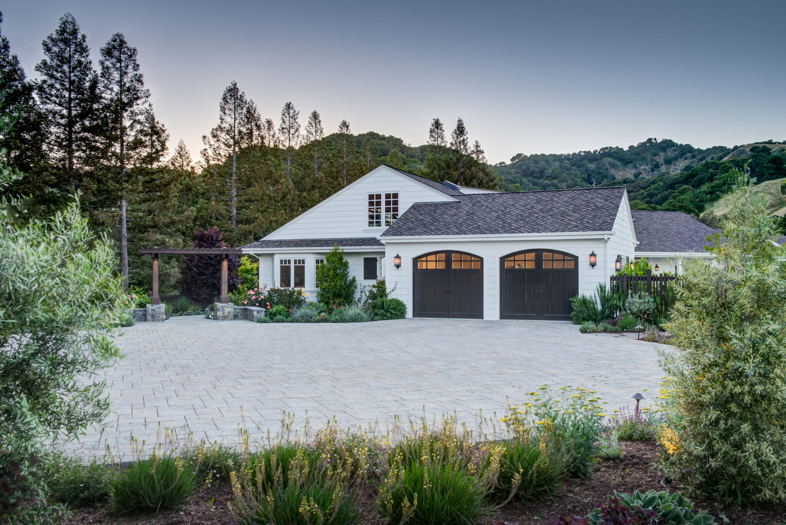 Landscape design for a private residence.